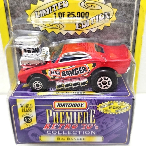 MATCHBOX Premiere Retro 70's Collection Big Banger Car Model - Picture 9 of 13
